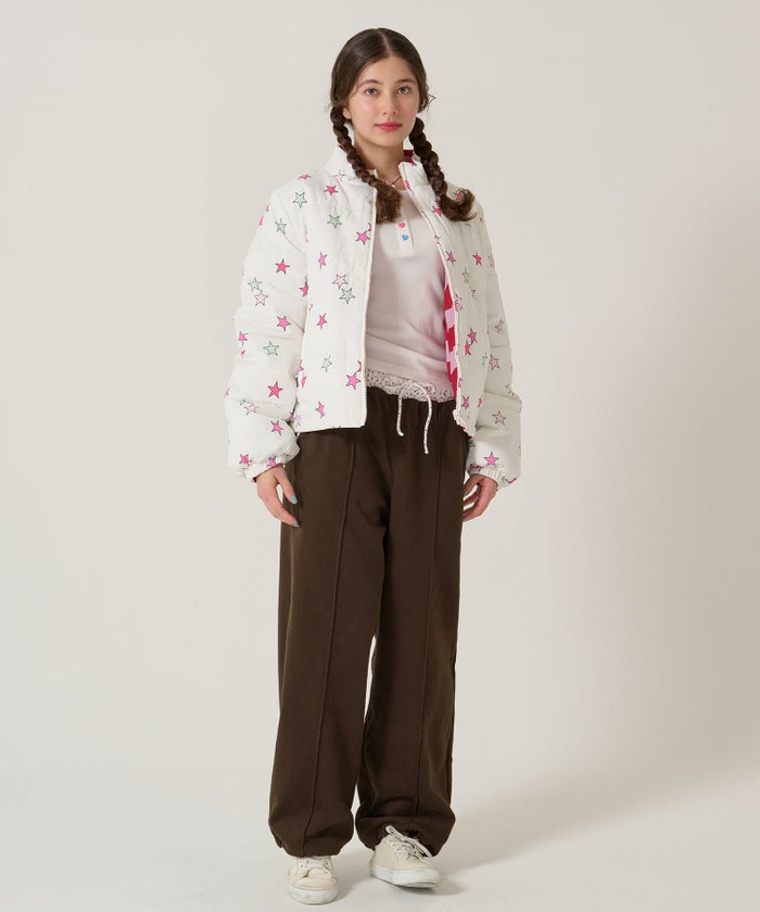 ジップ/アウター/星/スター/ボーダー/リバーシブル