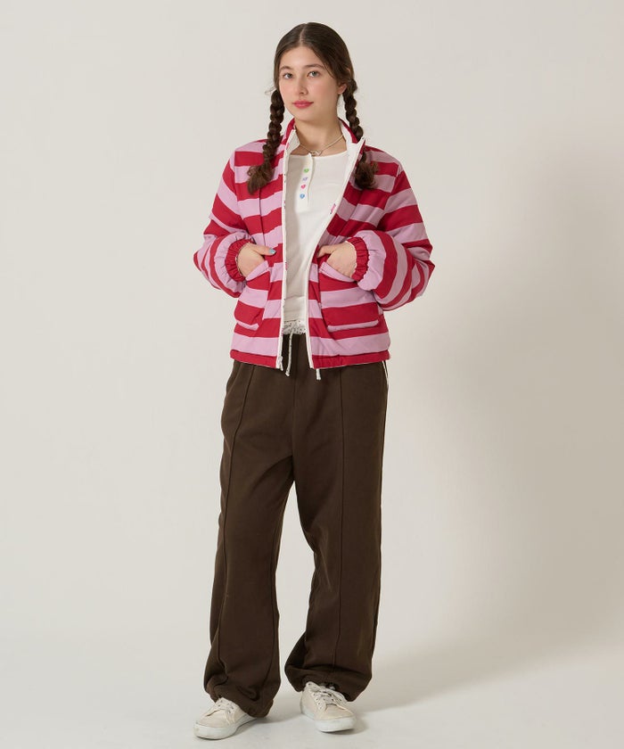 ジップ/アウター/星/スター/ボーダー/リバーシブル