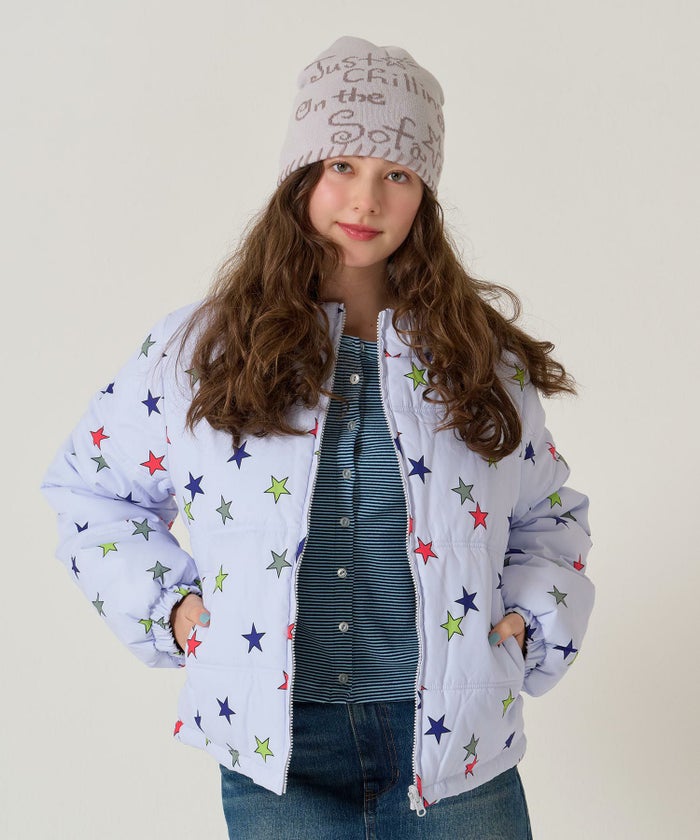 ジップ/アウター/星/スター/ボーダー/リバーシブル