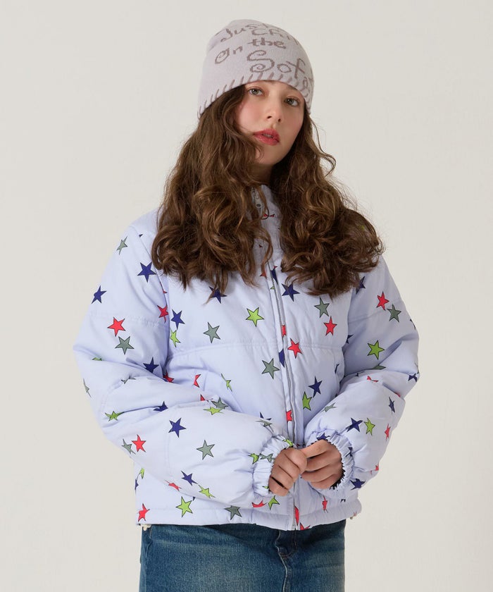 ジップ/アウター/星/スター/ボーダー/リバーシブル
