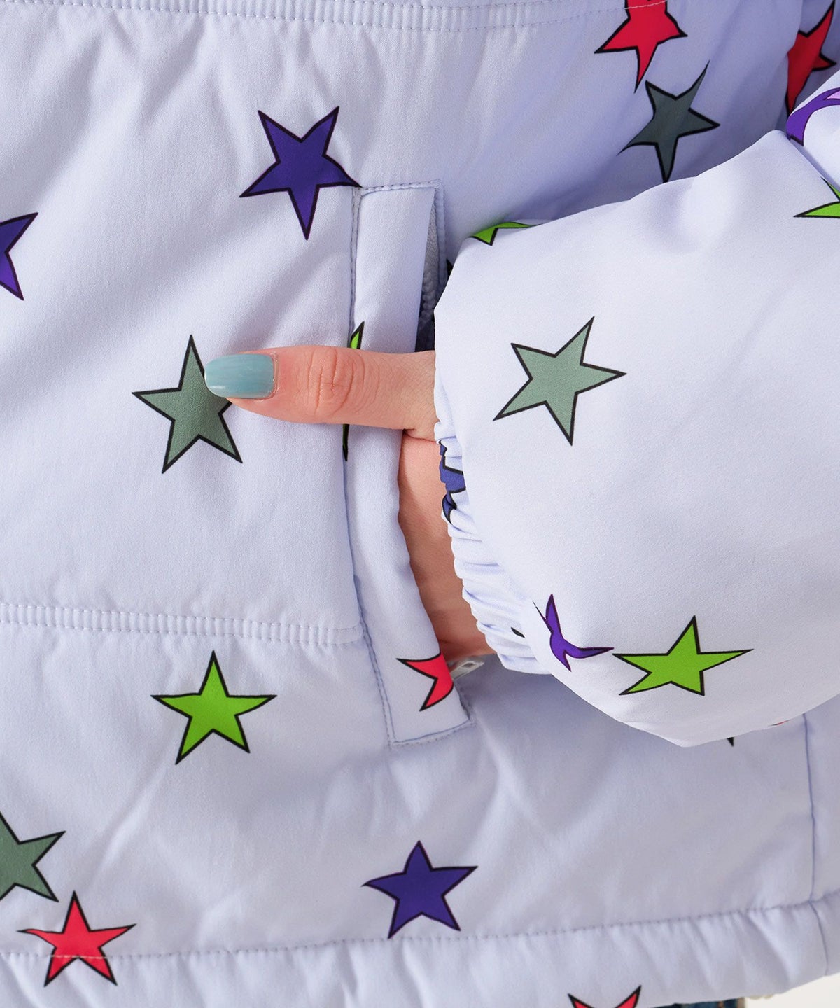 ジップ/アウター/星/スター/ボーダー/リバーシブル