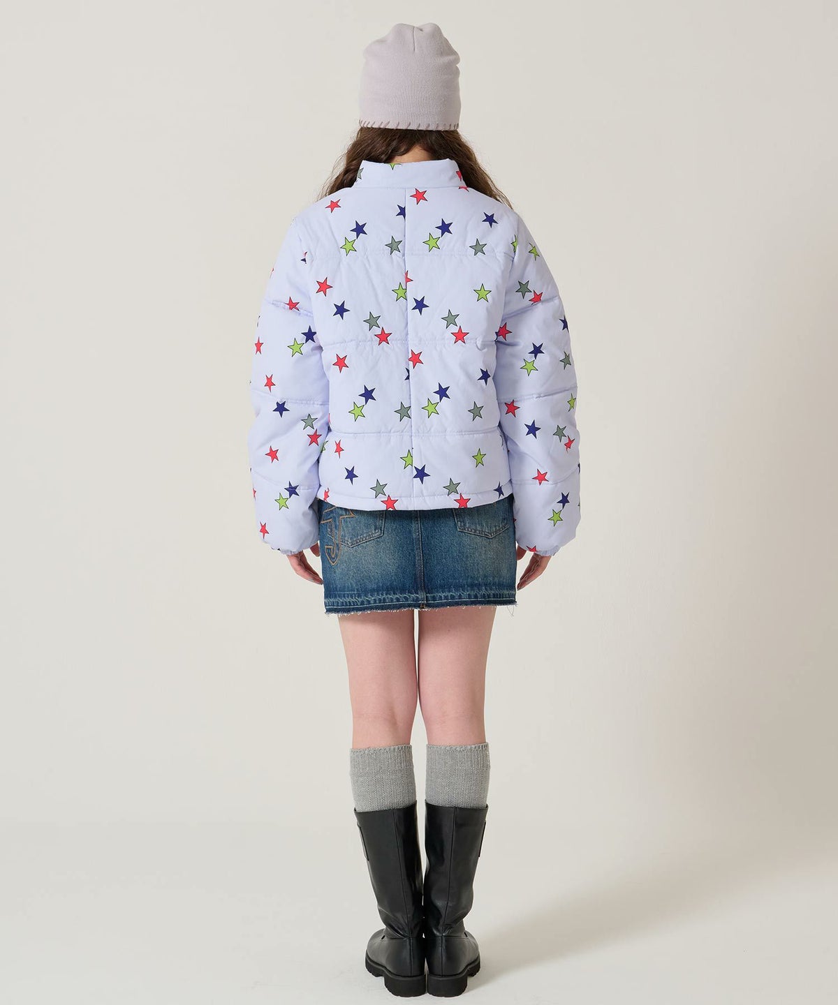 ジップ/アウター/星/スター/ボーダー/リバーシブル