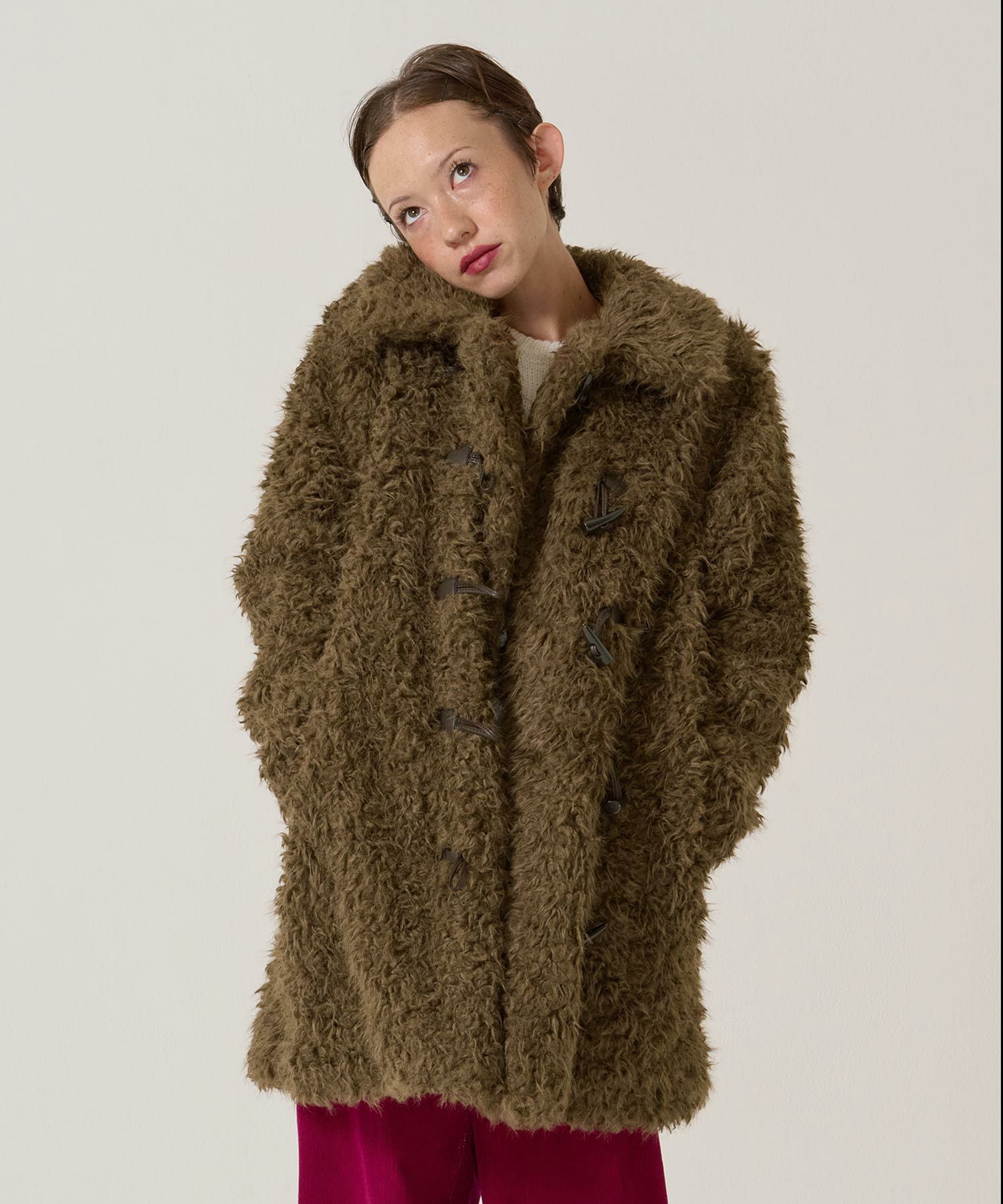 フェイクファー ダッフルコート TINA：JOJUN 全3色｜tnj141-1083【4