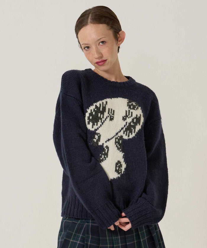 ジャカード/ニット/イヌ