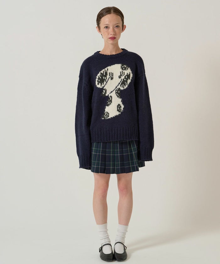 ジャカード/ニット/イヌ