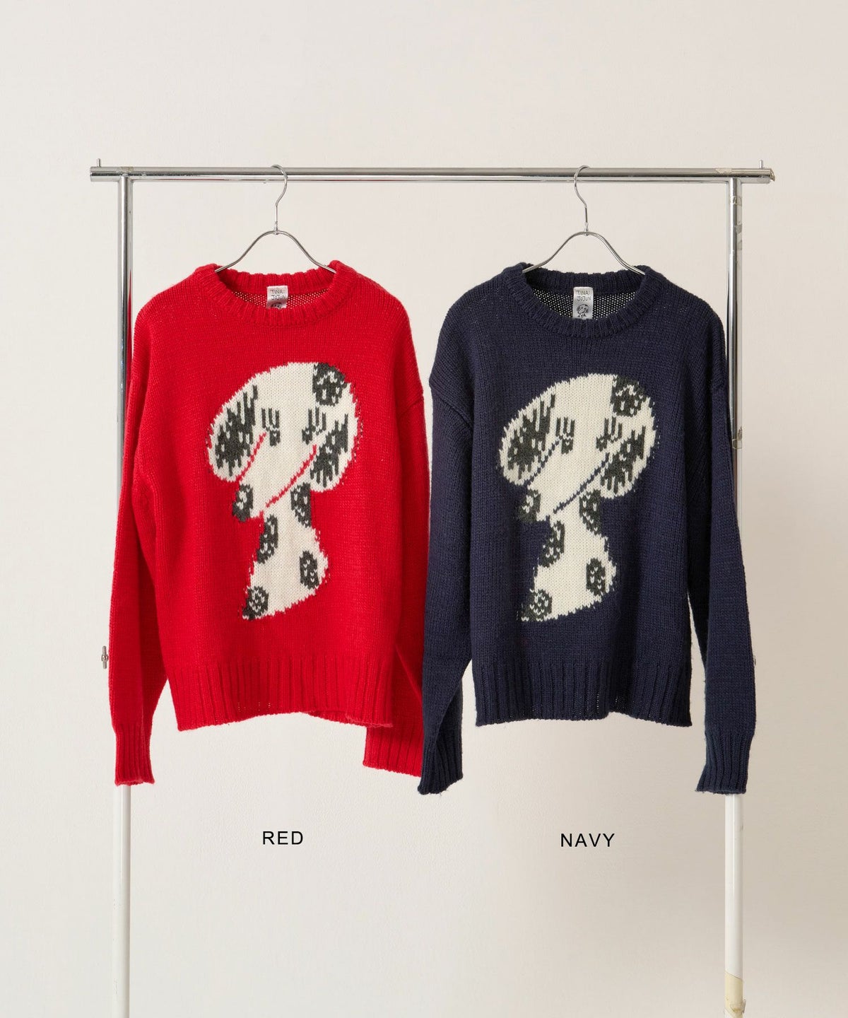 ジャカード/ニット/イヌ