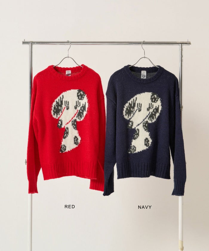 ジャカード/ニット/イヌ