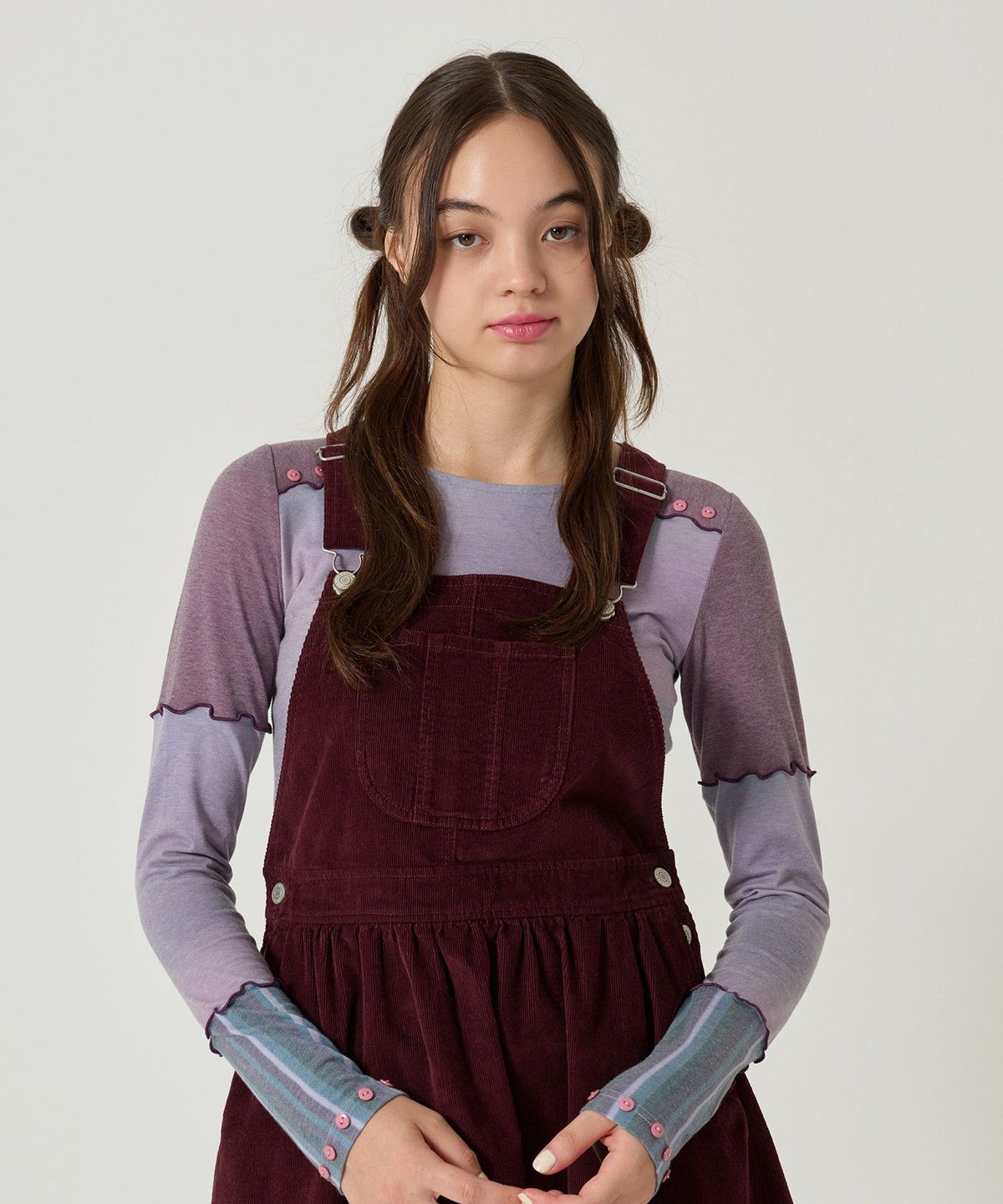 オリジナル/カットソー /ロンT/ピンク