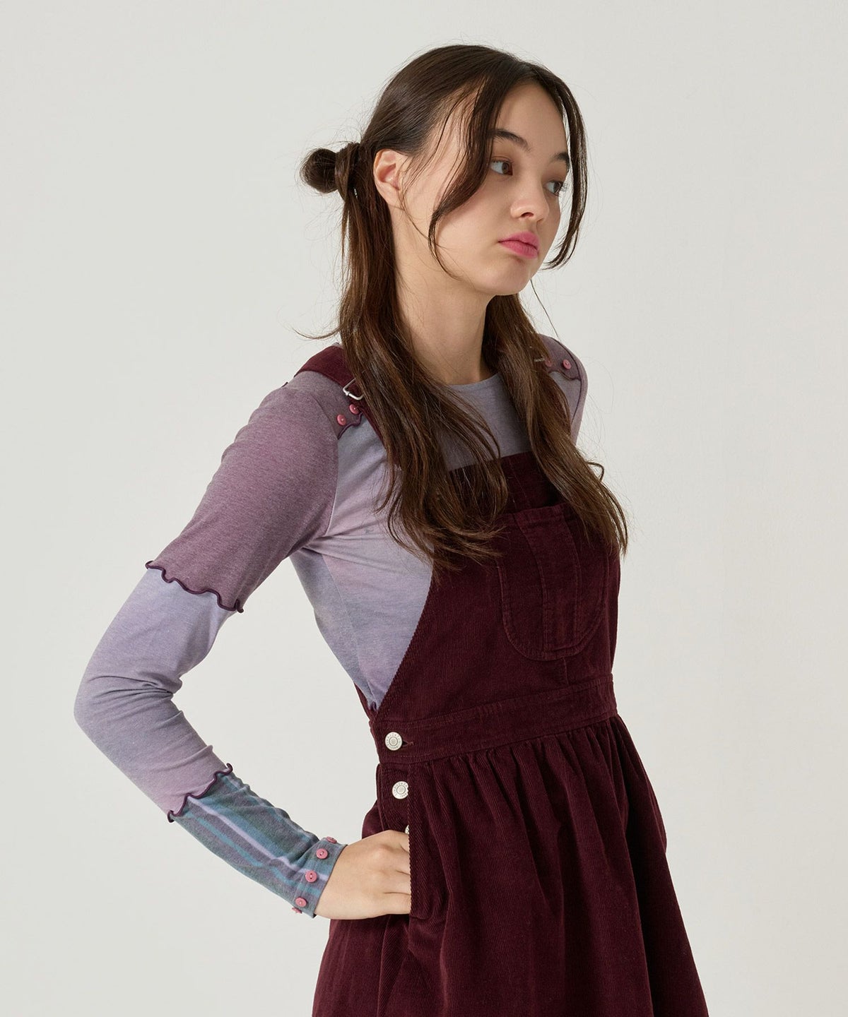 オリジナル/カットソー /ロンT/ピンク