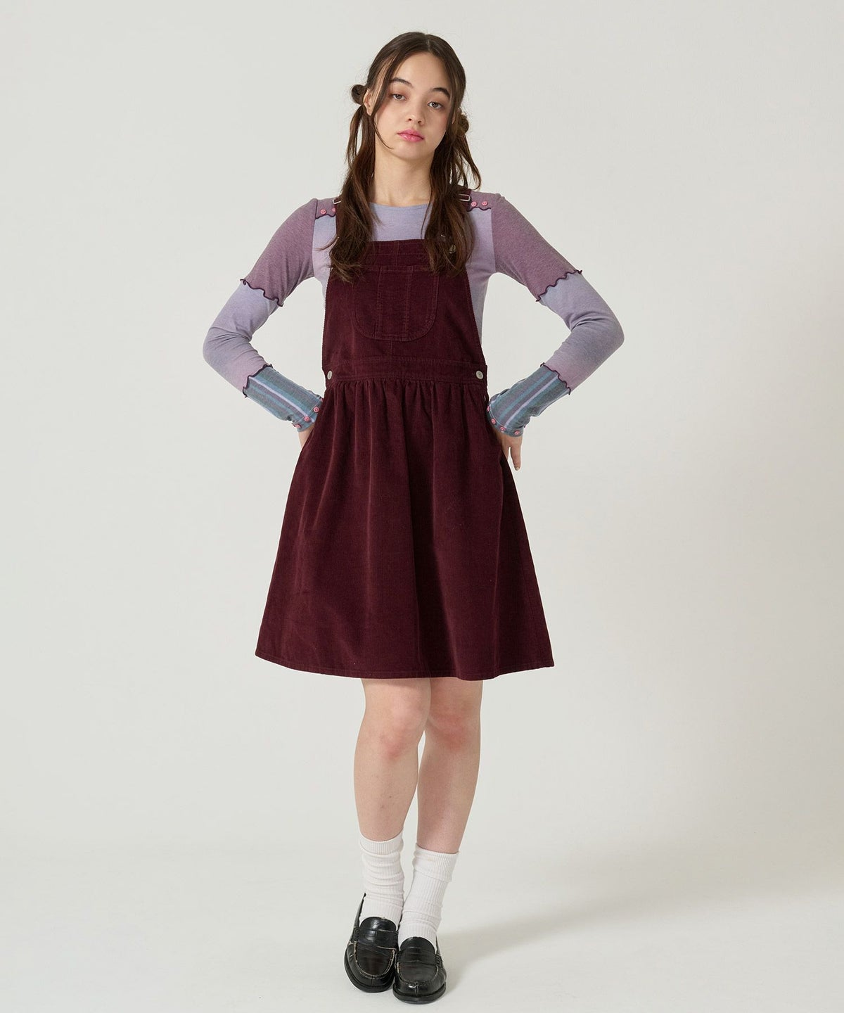 オリジナル/カットソー /ロンT/ピンク