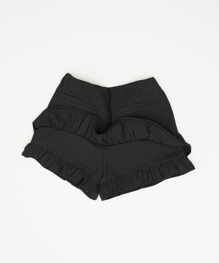 ストライプ/ショートパンツ/ブラック