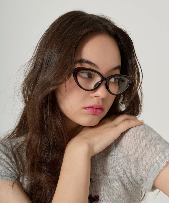 メガネ/アクセサリー/ブラウン