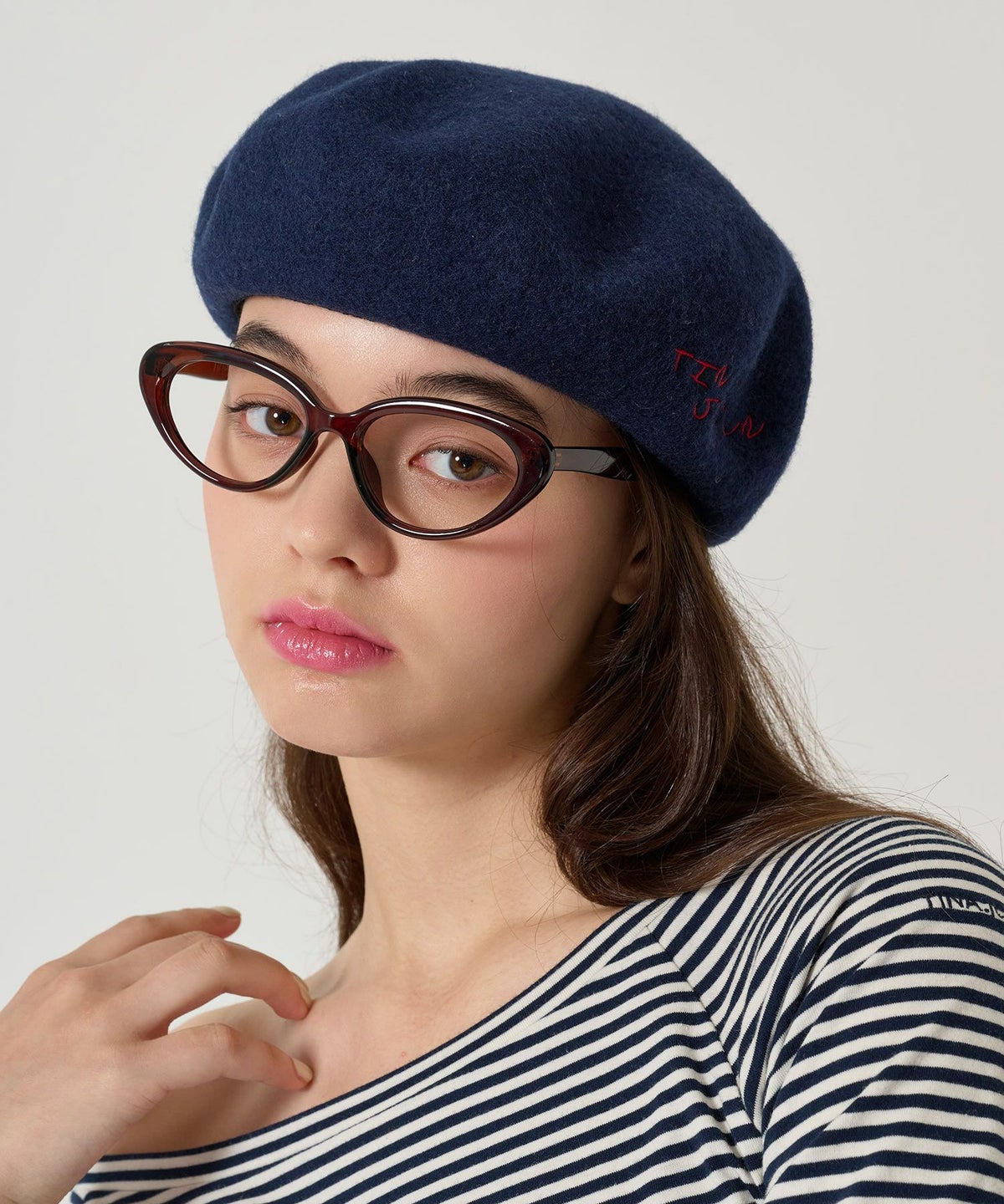 メガネ/アクセサリー/ブラウン