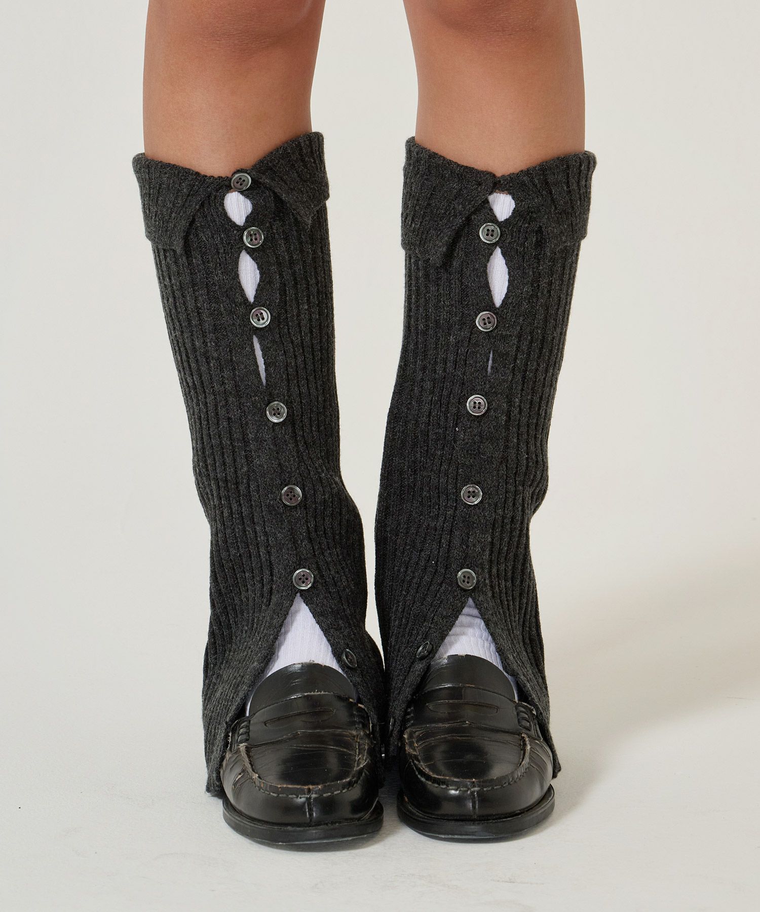 Special-Price-SALE 刺繍入り ニット レッグウォーマー TINA：JOJUN 全