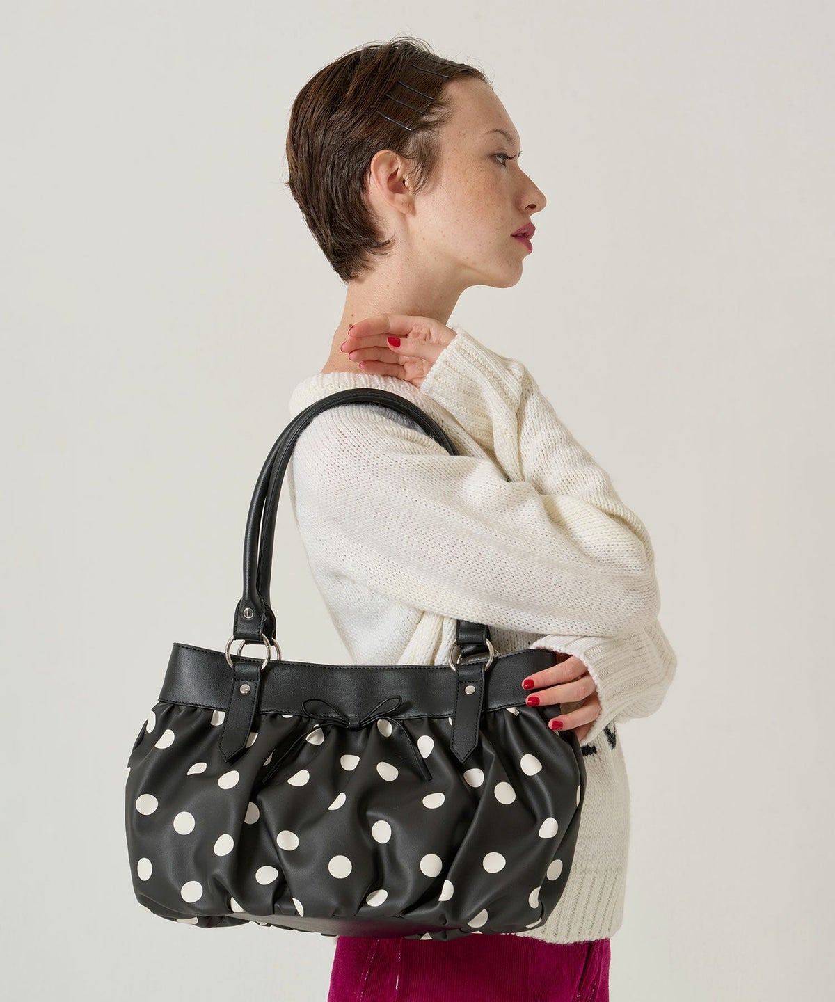 ドット/バッグ/ハンドバッグ