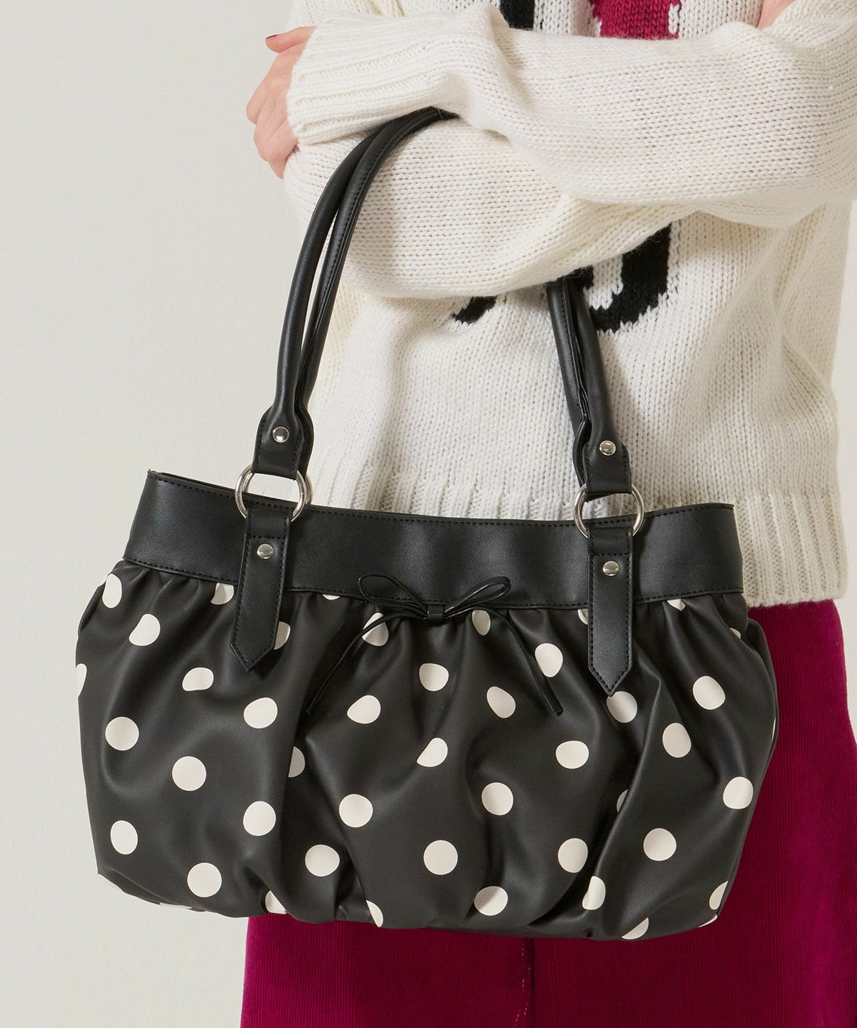 ドット/バッグ/ハンドバッグ
