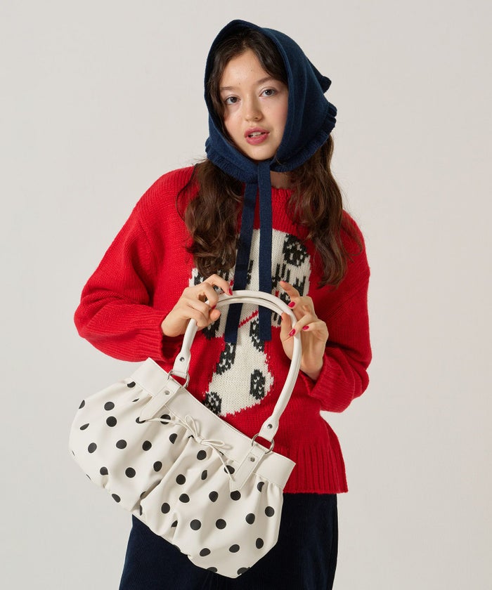 ドット/バッグ/ハンドバッグ