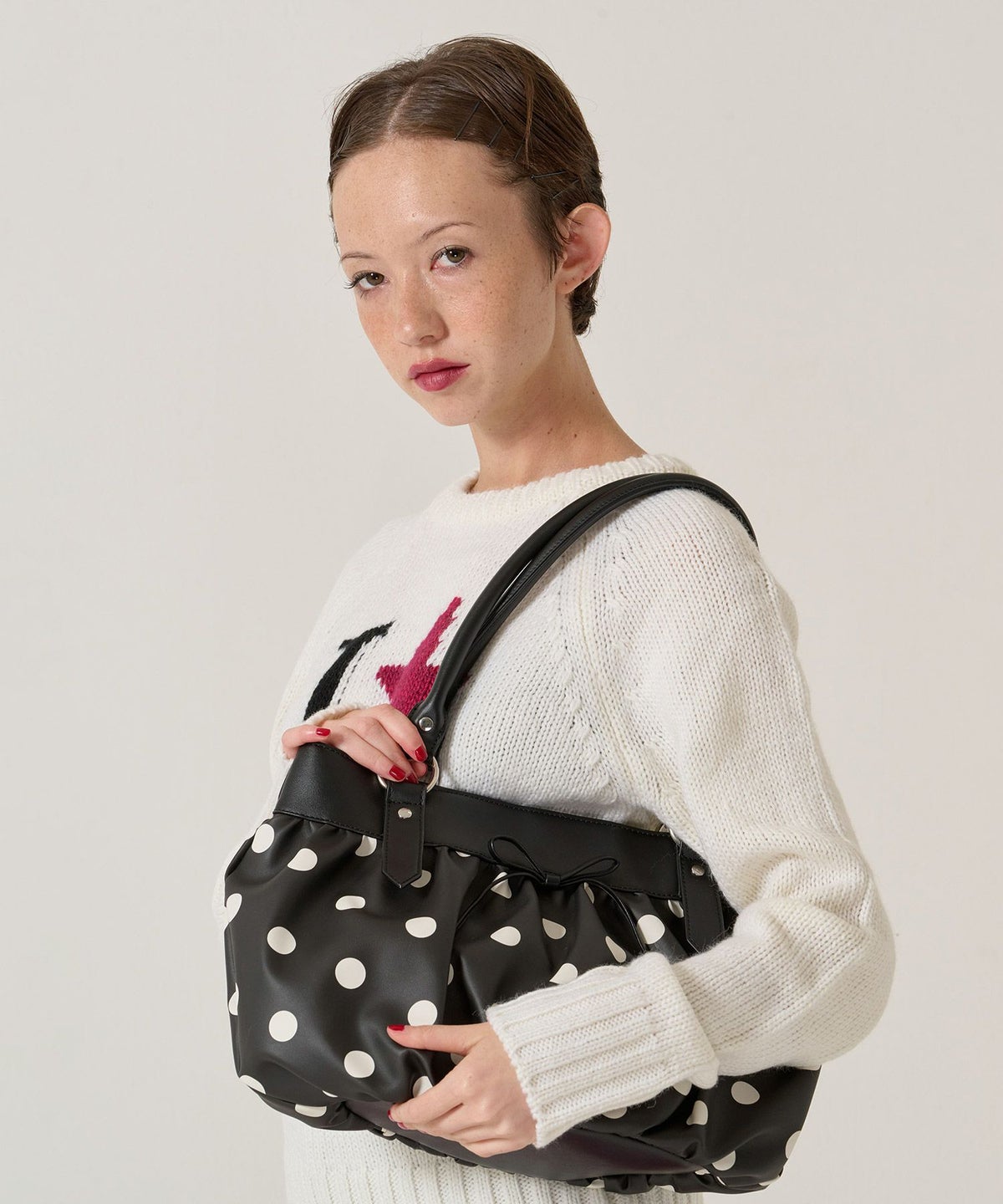 ドット/バッグ/ハンドバッグ