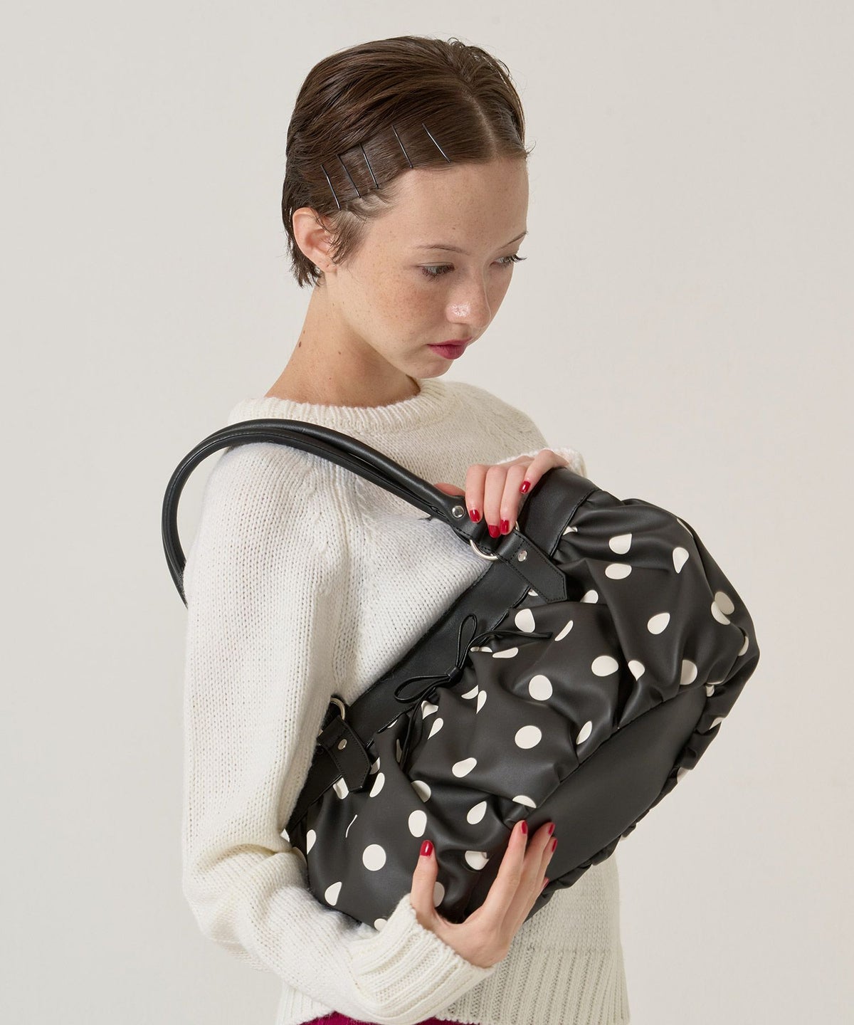 ドット/バッグ/ハンドバッグ