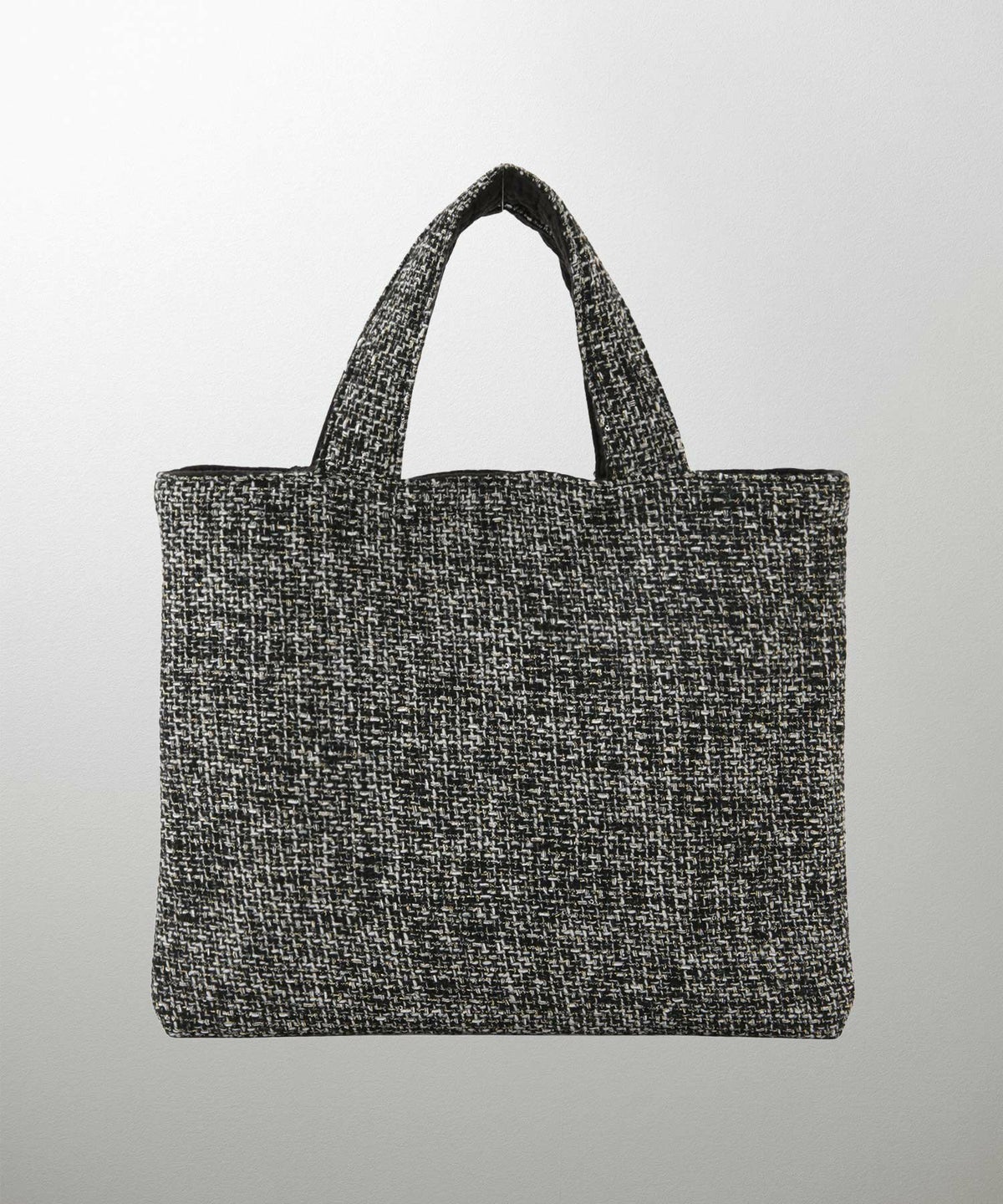 レディース バッグ 無地 ツイード リバーシブル オケージョン 春 夏 秋 冬 ヌビ サブバッグ アイボリー ブラック フリー