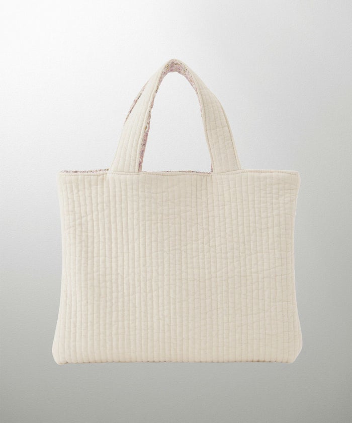 レディース バッグ 無地 ツイード リバーシブル オケージョン 春 夏 秋 冬 ヌビ サブバッグ アイボリー ブラック フリー