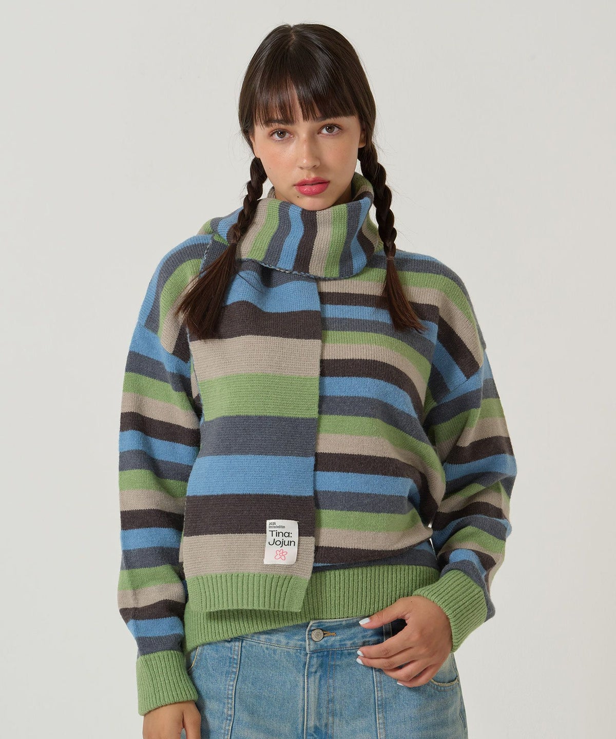 ボーダー/オーバーサイズ/ニット