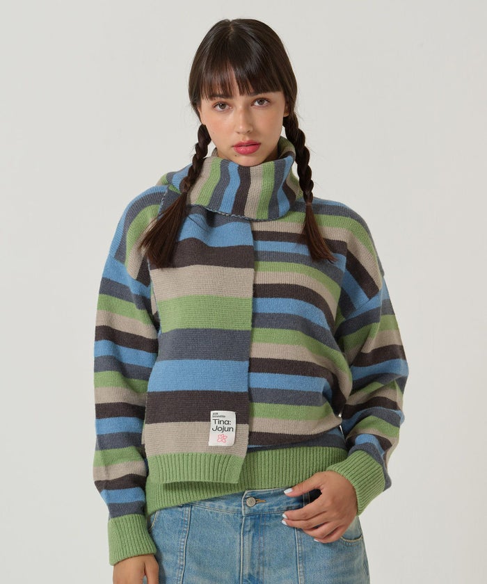 ボーダー/オーバーサイズ/ニット