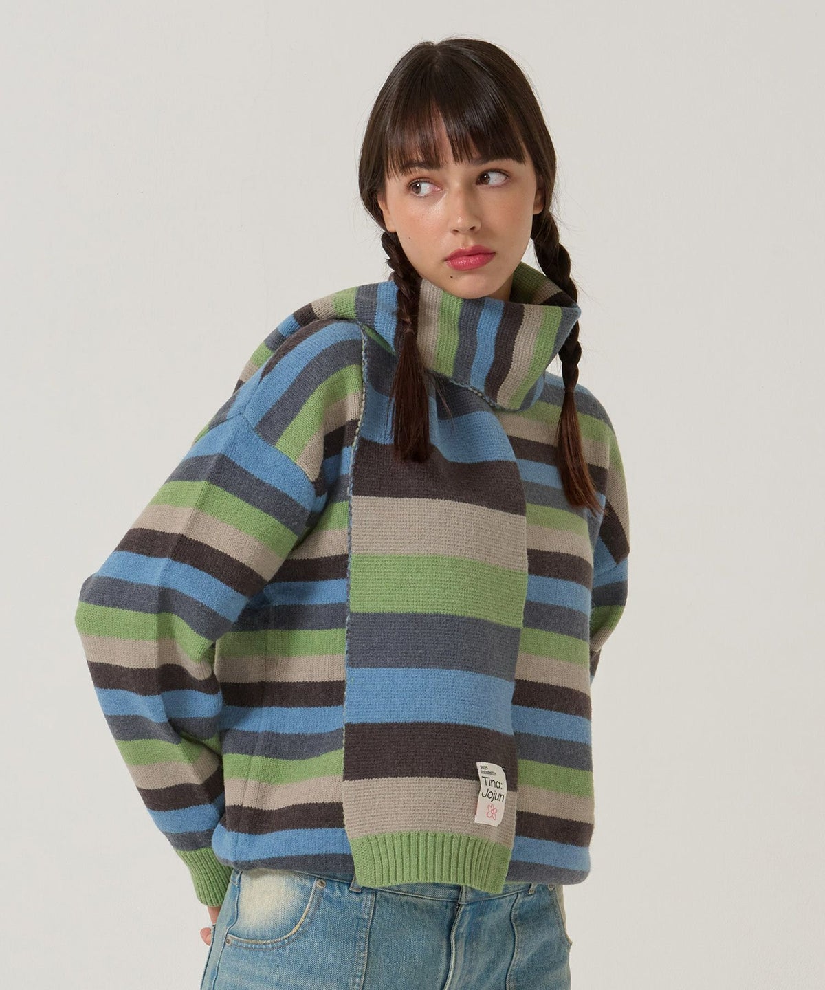 ボーダー/オーバーサイズ/ニット