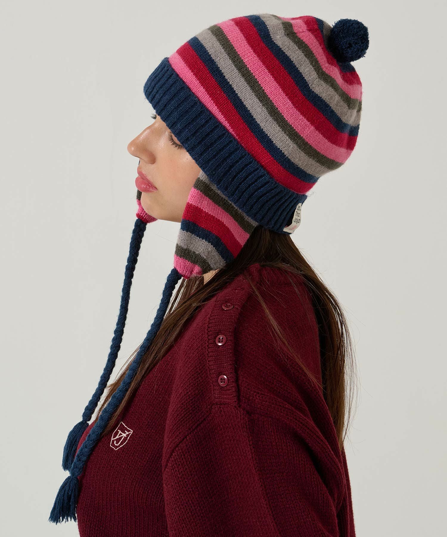 Special-Price-SALE 2025Limited Edition ボーダー ニット帽 TINA