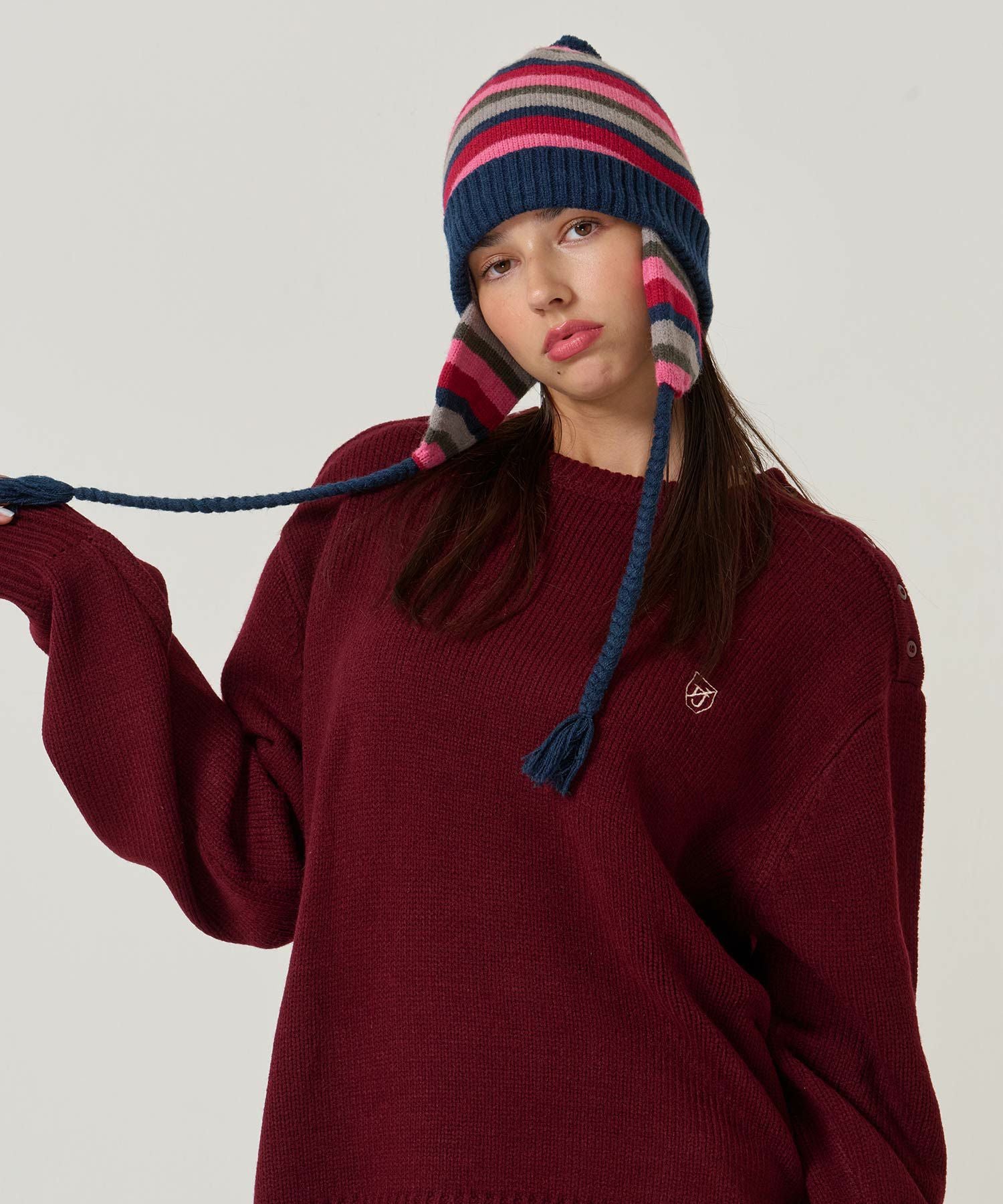 Special-Price-SALE 2025Limited Edition ボーダー ニット帽 TINA