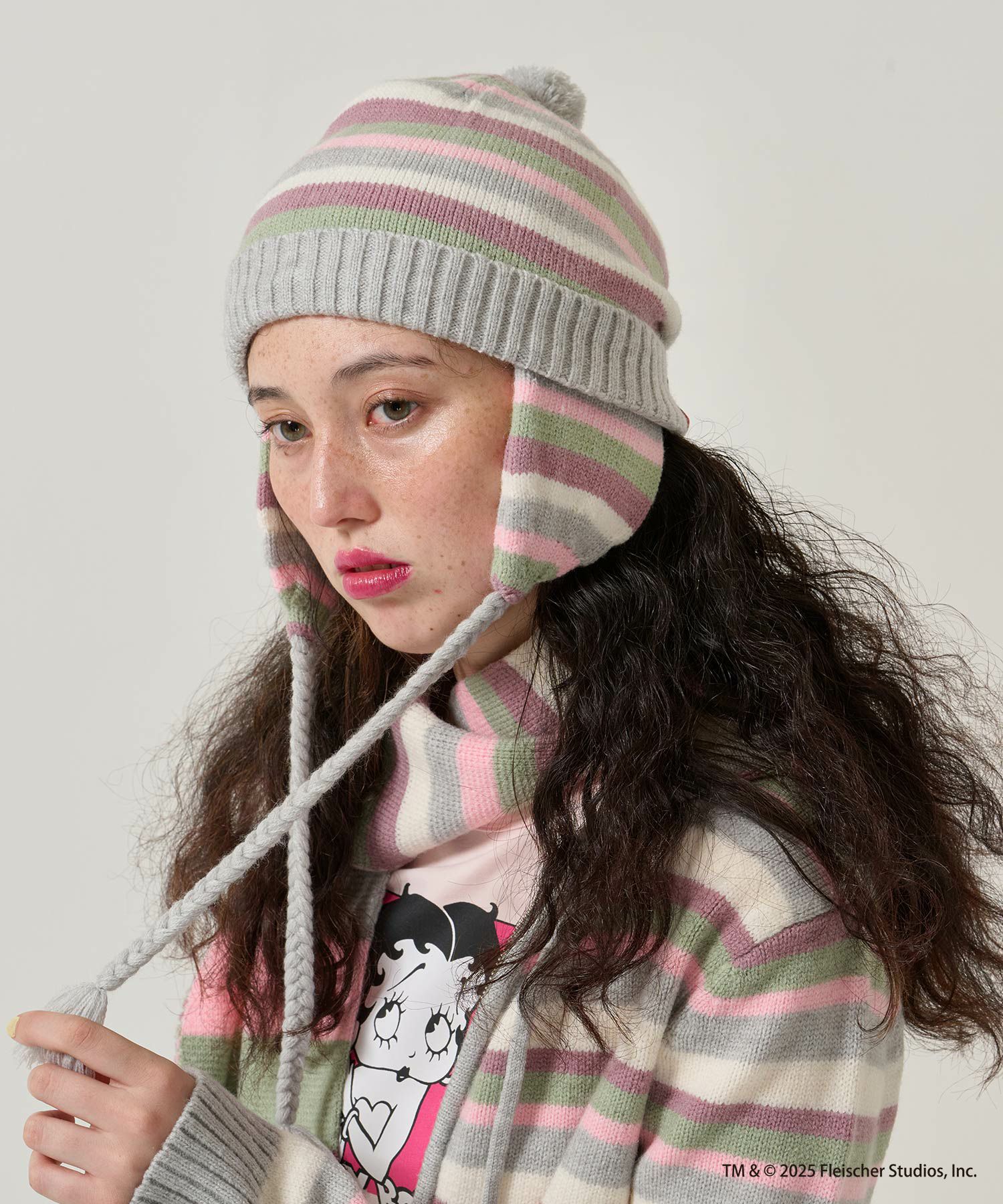 Special-Price-SALE 2025Limited Edition ボーダー ニット帽 TINA