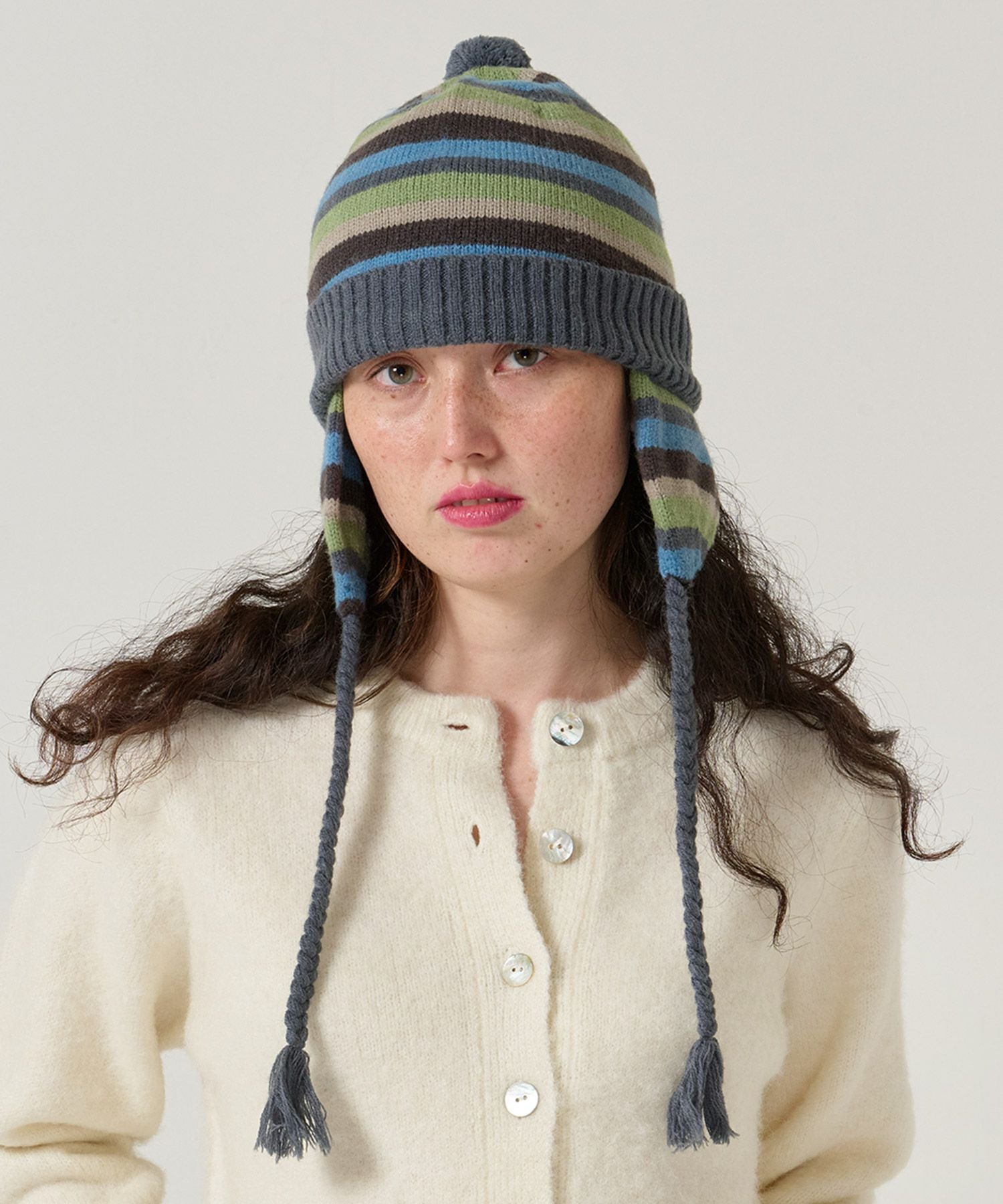 Special-Price-SALE 2025Limited Edition ボーダー ニット帽 TINA