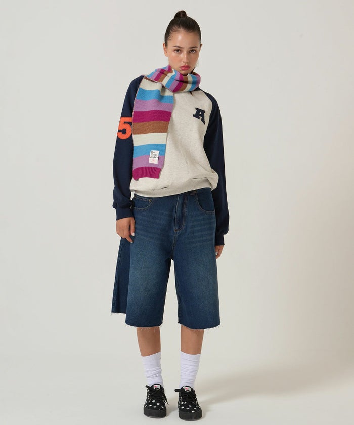  ボーダー/ マフラー/限定