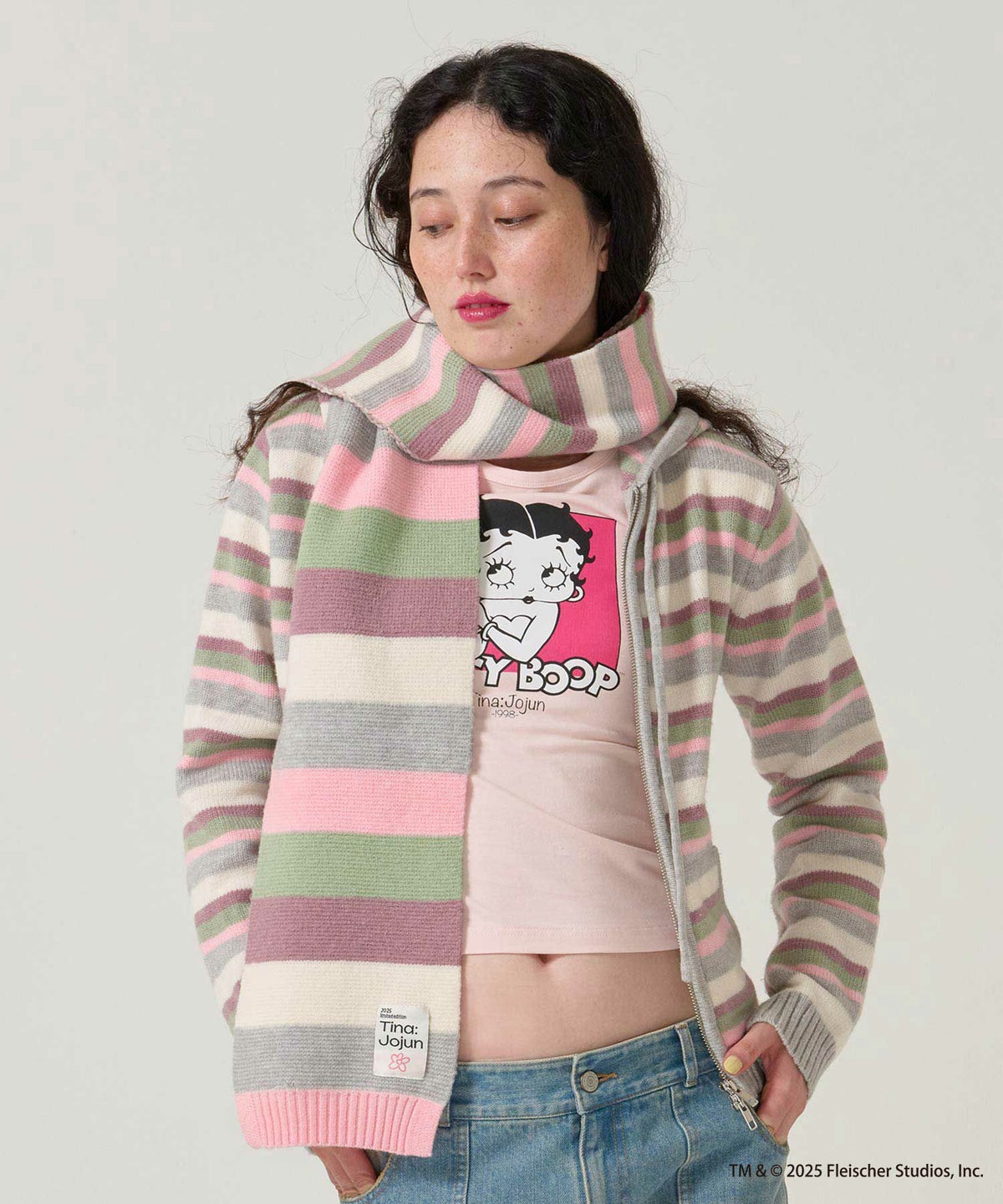  ボーダー/ マフラー/限定