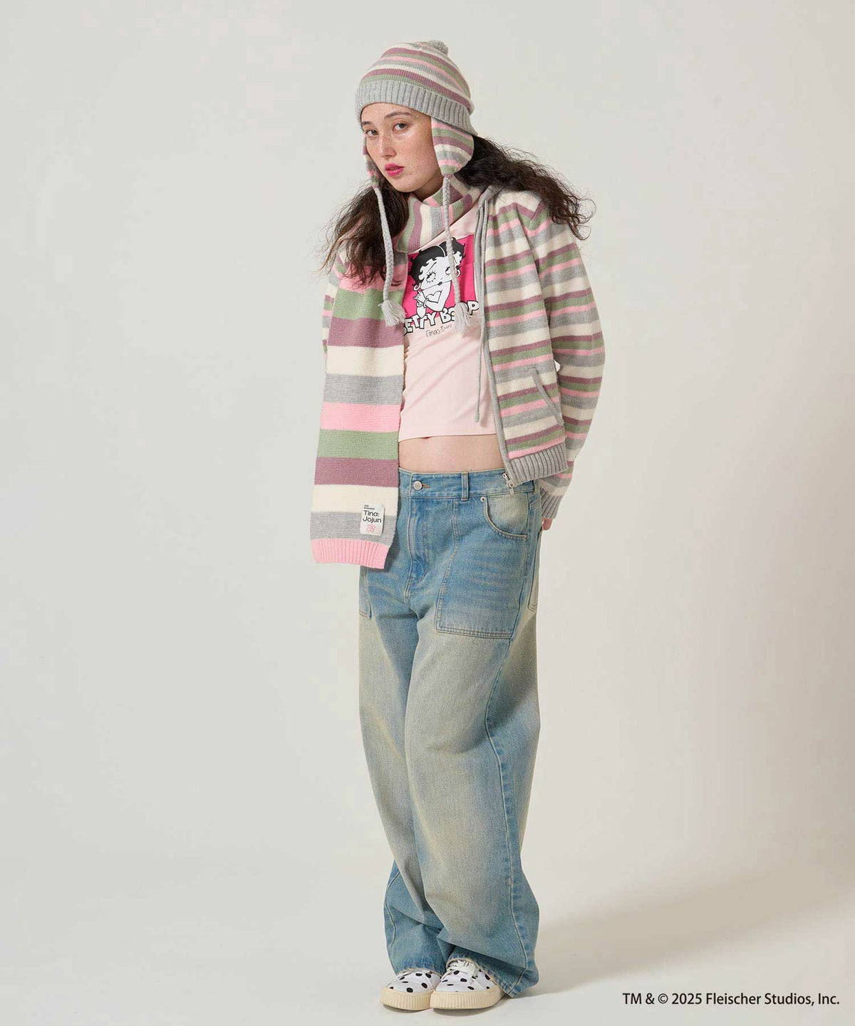  ボーダー/ マフラー/限定