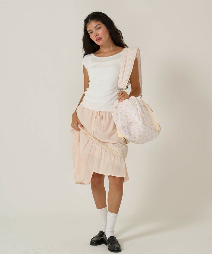 バッグ/トラベル/キルティング/ピンク