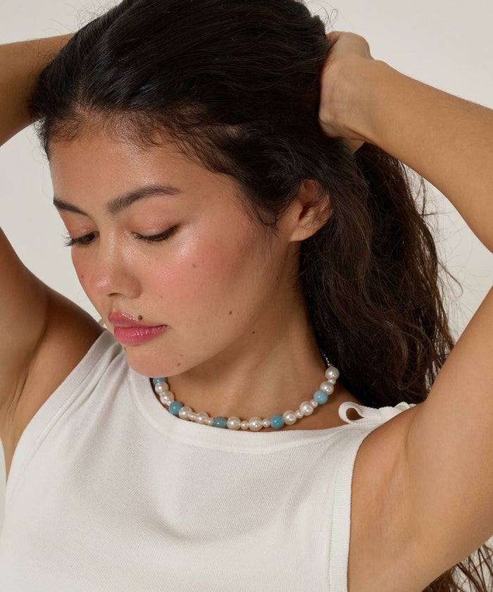 ビーズ/アクセサリー/パール/ネックレス