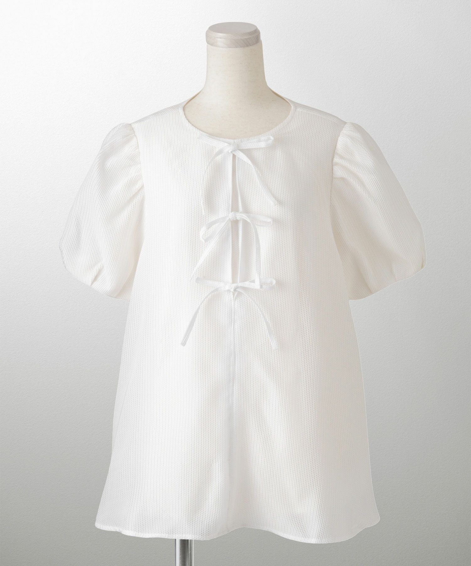 【新品】ジャス定価16800ブラウス♡ ウィムガゼット Whim Gazette コットンタイプライターギャザーブラウス