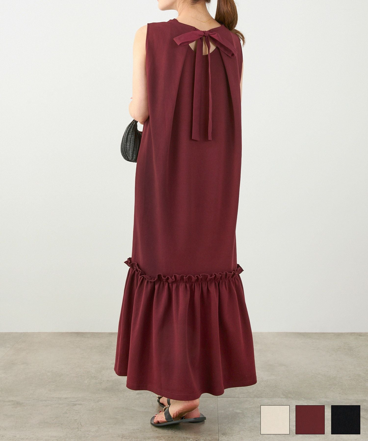 ツイード フェイクファー 切り替え ショート丈 コート Liala×PG 全2色