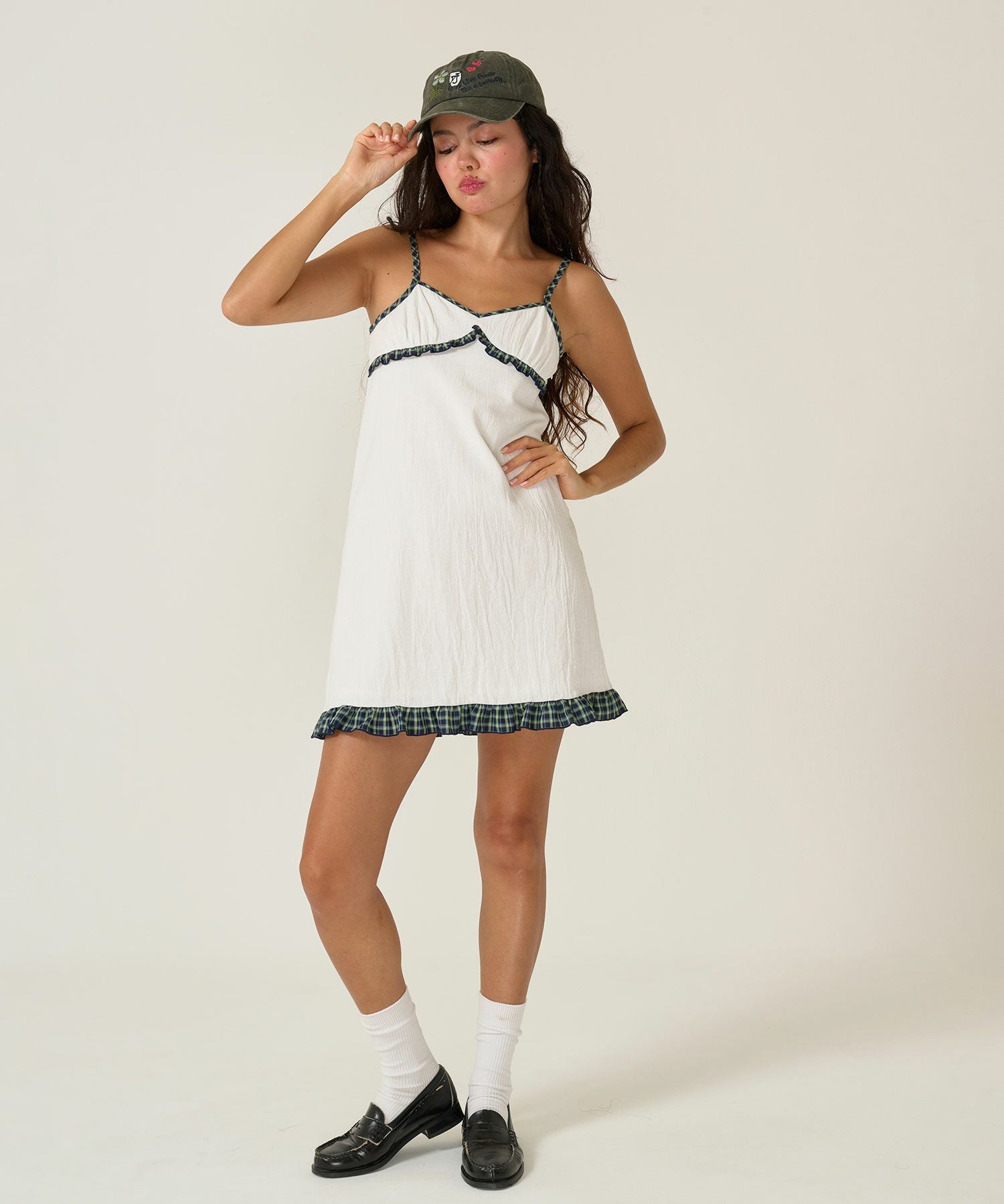 GWSALE ハートネック キャミソール ミニワンピース TINA：JOJUN 全2色