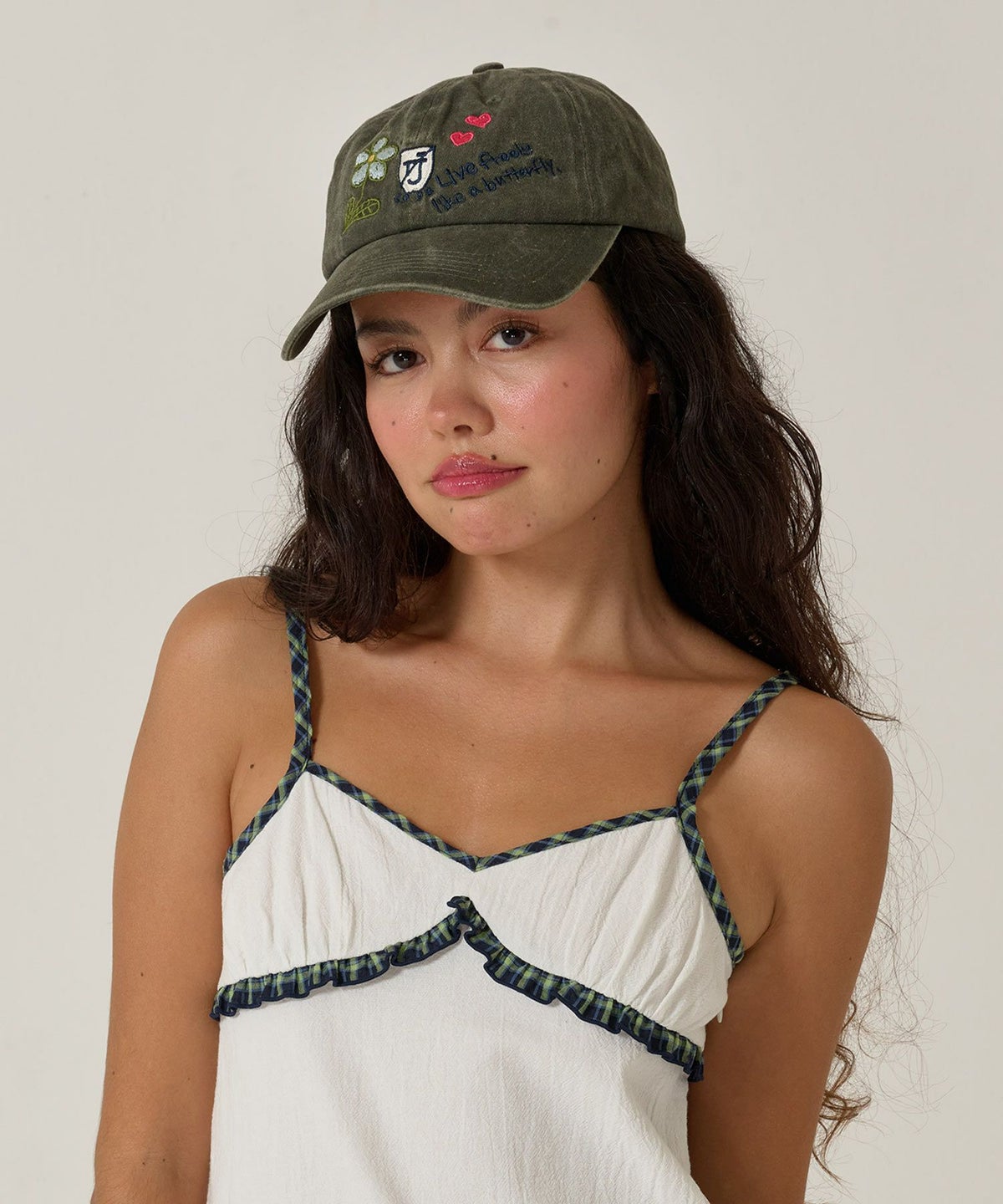 グッズ/キャップ/チャコール/カーキ