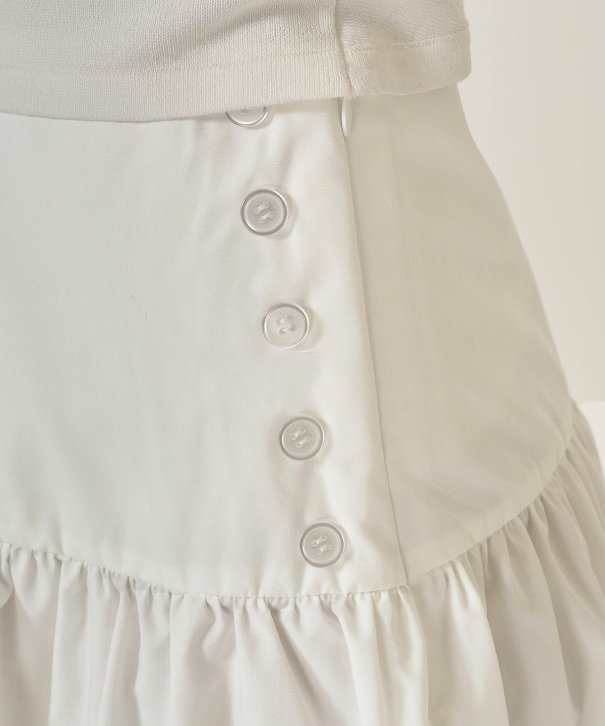 スカート/ボトムス/ミディ丈/ホワイト