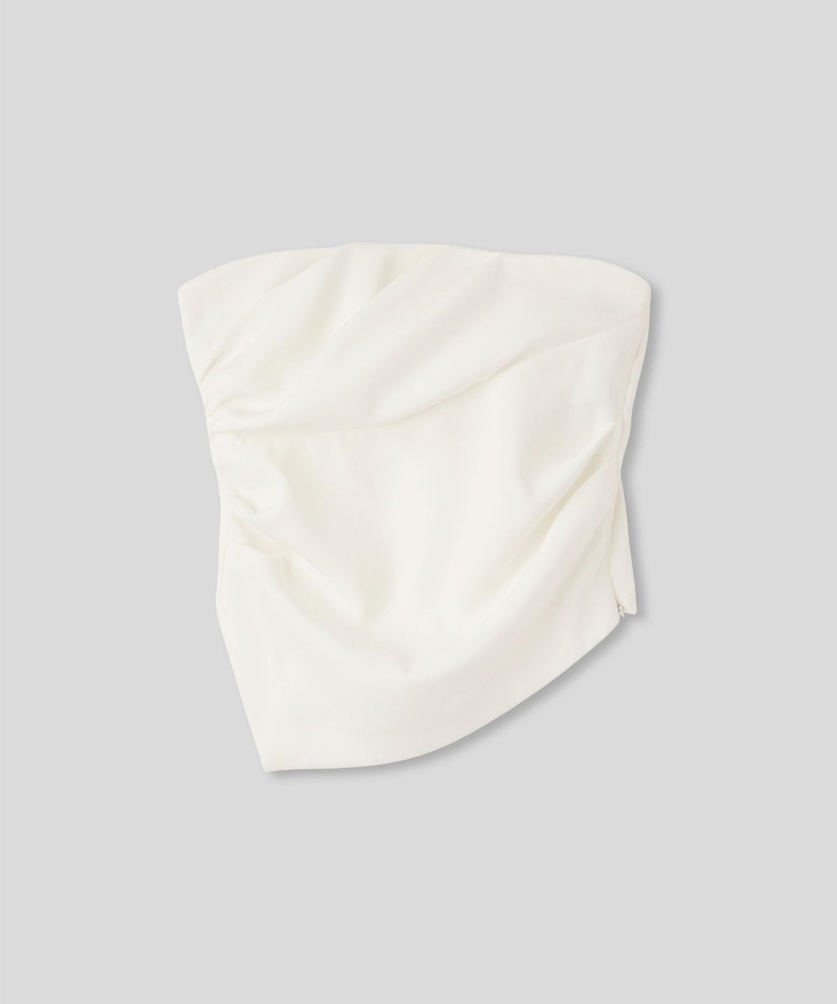 タック ドレープ サテン ベアトップス KINO THE KEI