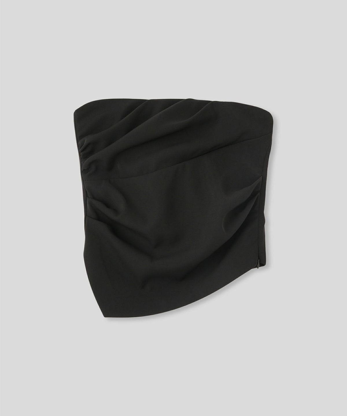 タック ドレープ サテン ベアトップス KINO THE KEI