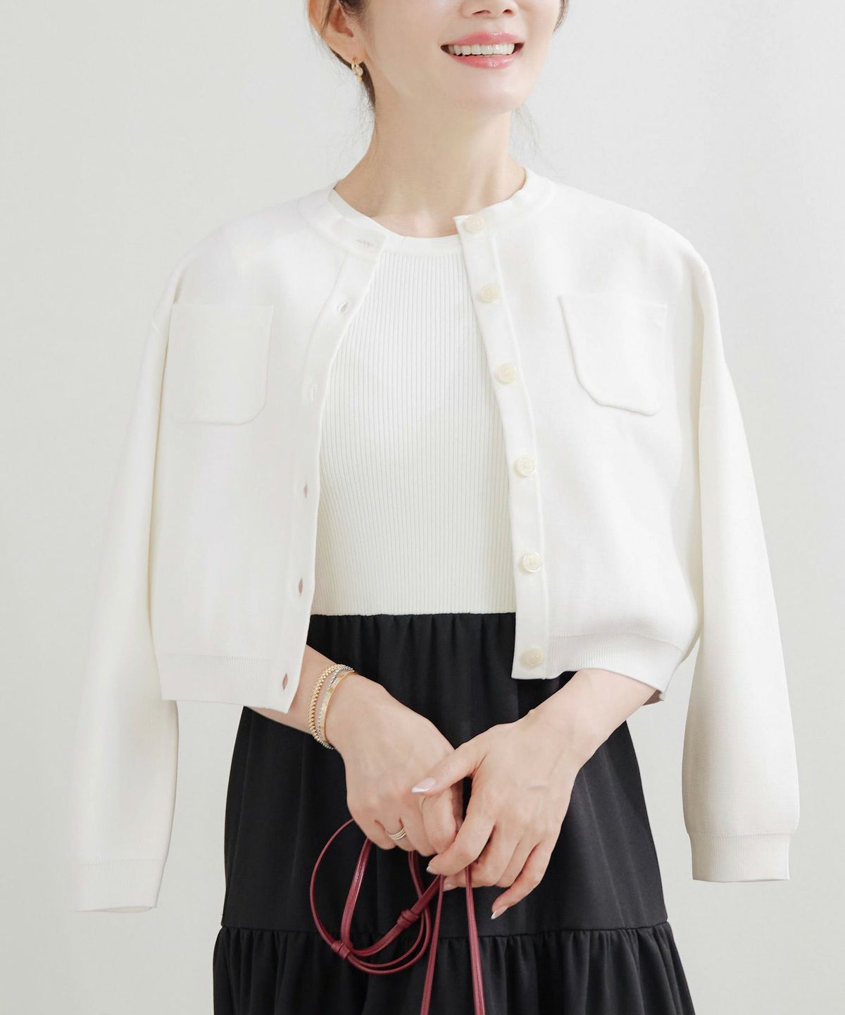 手洗い可セットアップ対応可かわいい上品きれいめ大人カジュアルシンプルオフィスショートジョイントスペース