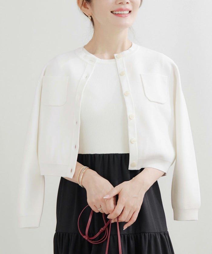 手洗い可セットアップ対応可かわいい上品きれいめ大人カジュアルシンプルオフィスショートジョイントスペース