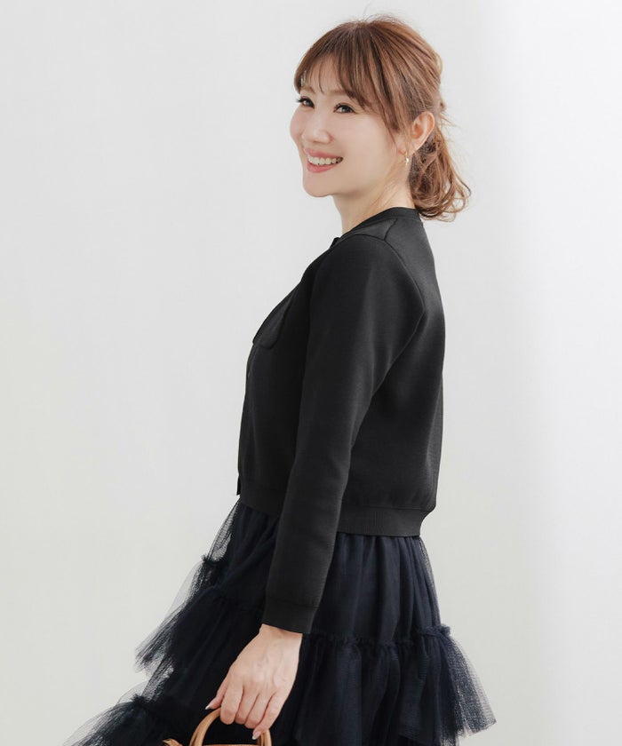 手洗い可セットアップ対応可かわいい上品きれいめ大人カジュアルシンプルオフィスショートジョイントスペース