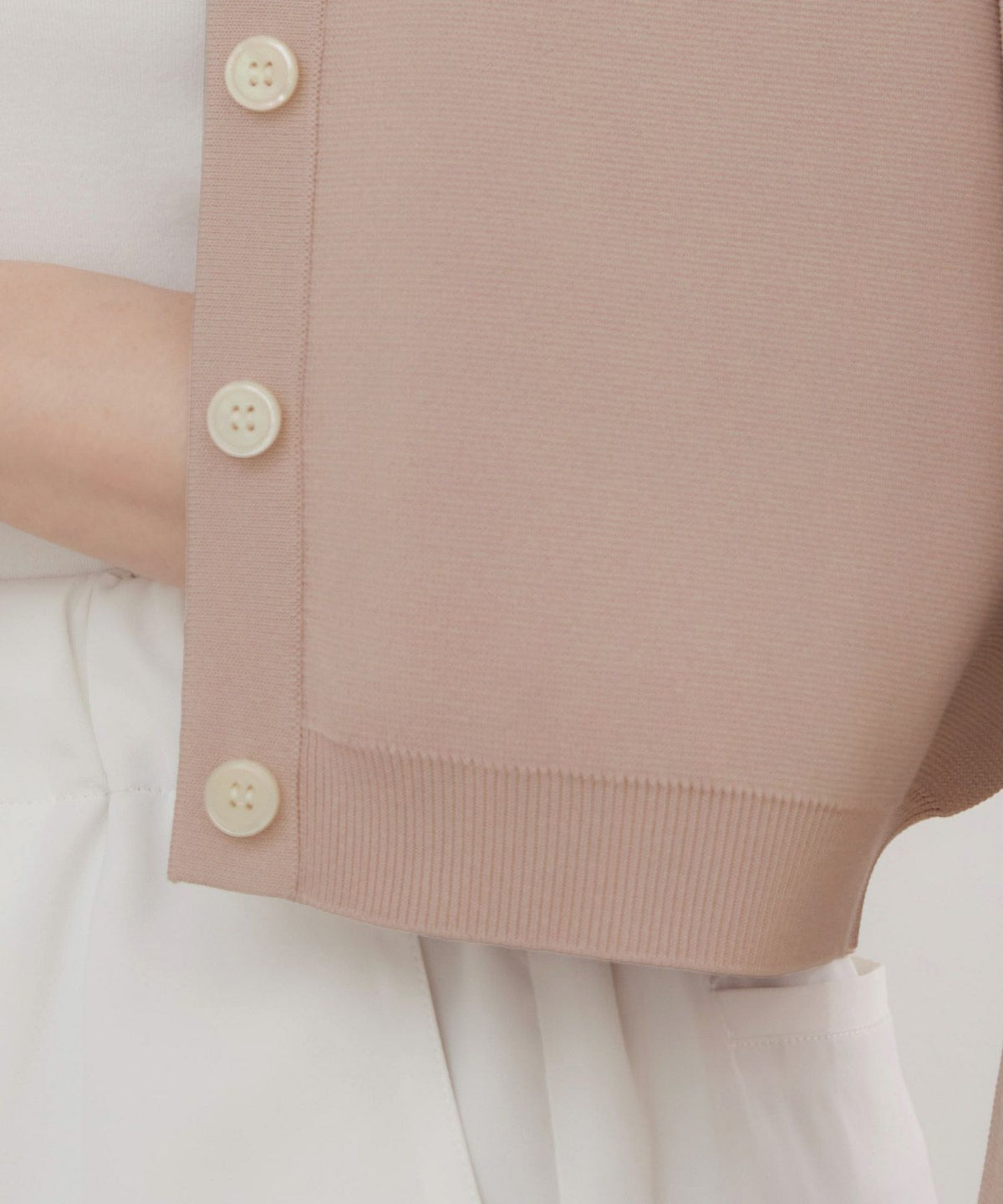 手洗い可セットアップ対応可かわいい上品きれいめ大人カジュアルシンプルオフィスショートジョイントスペース