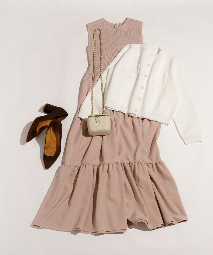 手洗い可セットアップ対応可かわいい上品きれいめ大人カジュアルシンプルオフィスショートジョイントスペース