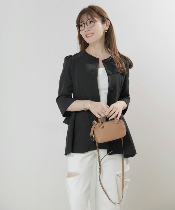 手洗い可セットアップ対応可かわいい上品きれいめ大人カジュアルオフィスフォーマルシンプル体型カバージョイントスペース